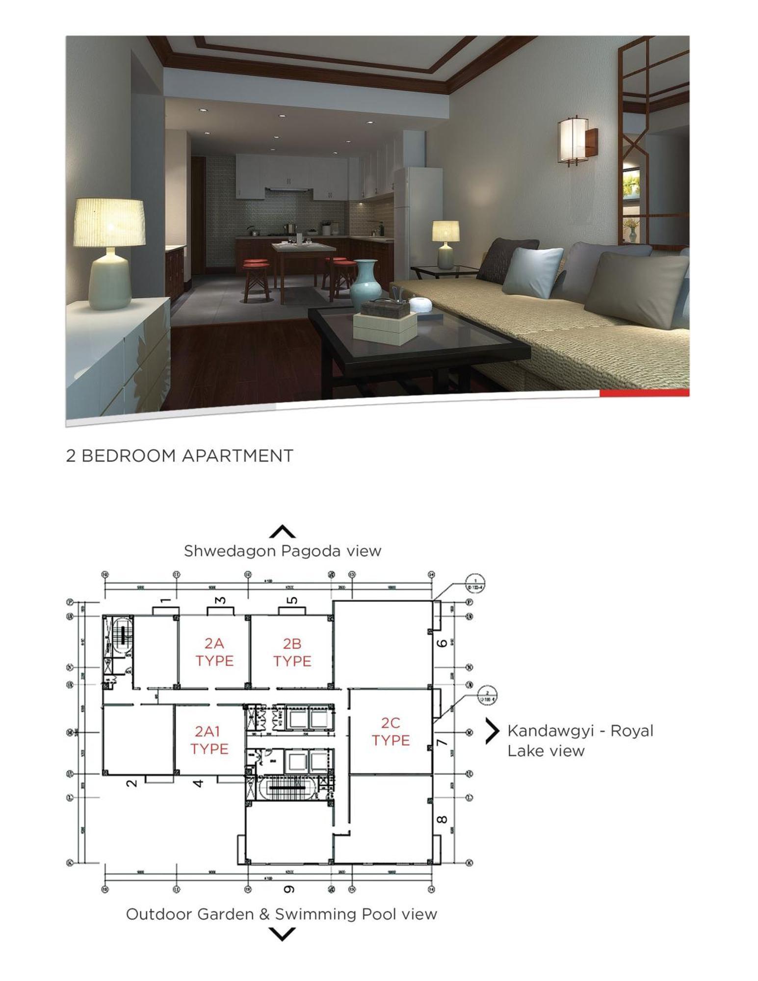 Kantharyar Serviced Apartment Yangon Exteriör bild